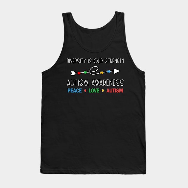 Diversity Is Our Strength Tank Top by GloriaArts⭐⭐⭐⭐⭐